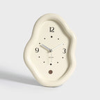 Wall Clock Organic Shape – Sculptural Design with Smooth Frame