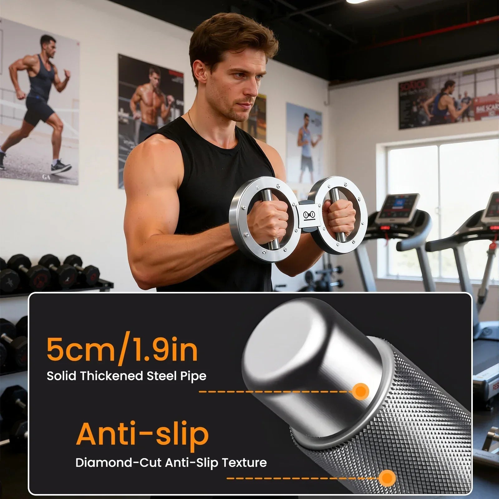 Rotations-Krafttrainer mit einstellbarem Widerstand