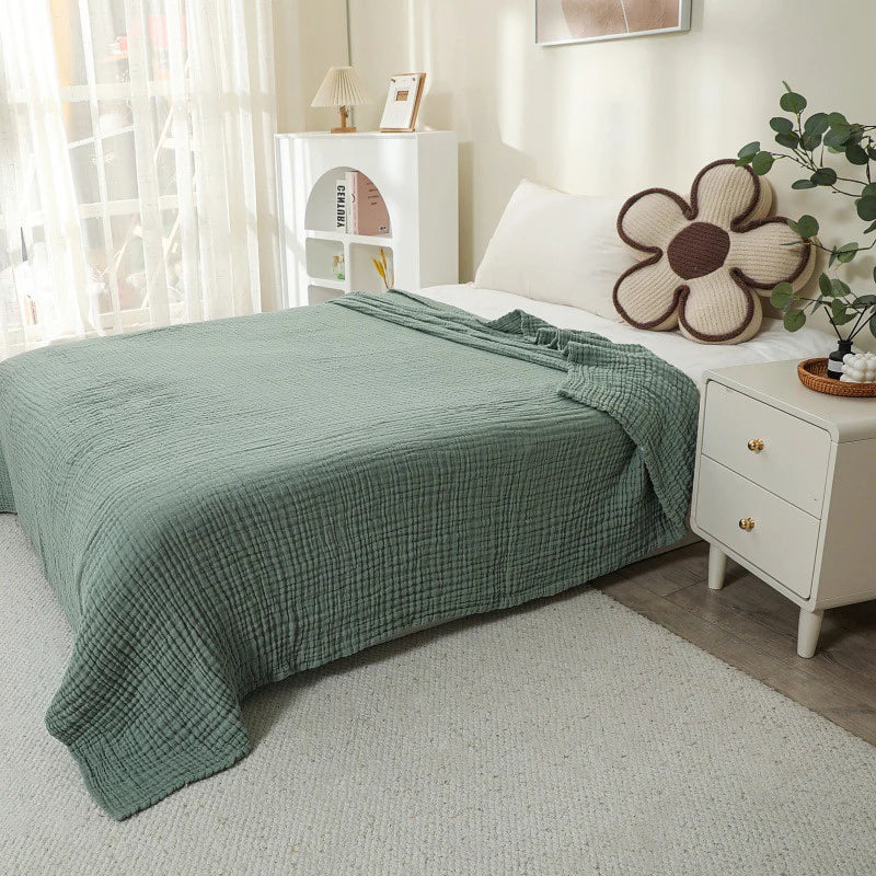 Muslin Cozy Blanket made of 100% Cotton – 6-layer & Breathable
