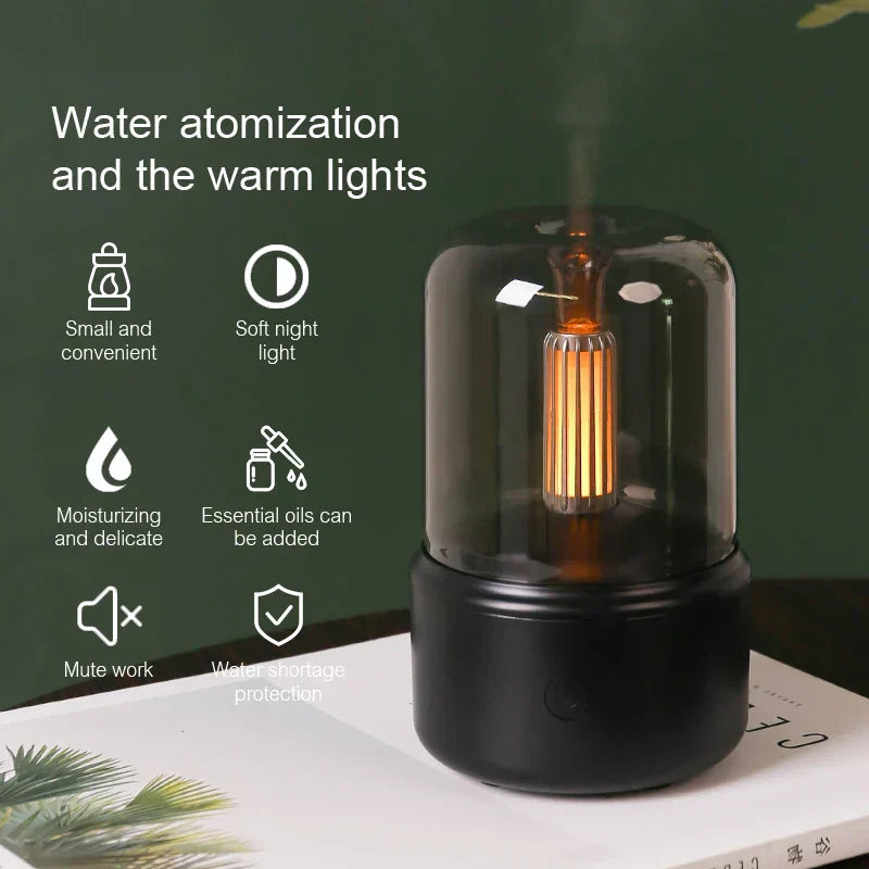 Aroma-Diffuser mit Nachtlicht – 2-in-1 USB-Luftbefeuchter