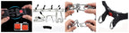 Hundetraining Halsband mit Schnellverschluss und Chromkette