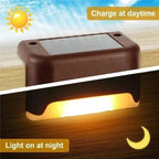 Solar Step Light Set of 8 – Safe on the Go, Beautifully Illuminated
