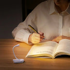 LED Buchlampe mit Clip – Dimmbar und wiederaufladbar