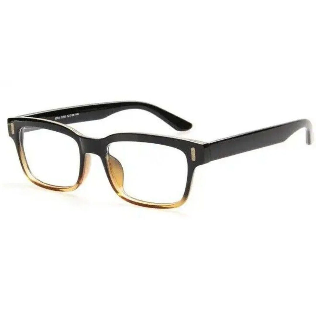 Blue Light Filter Glasses – Square Frame with Clear Lenses