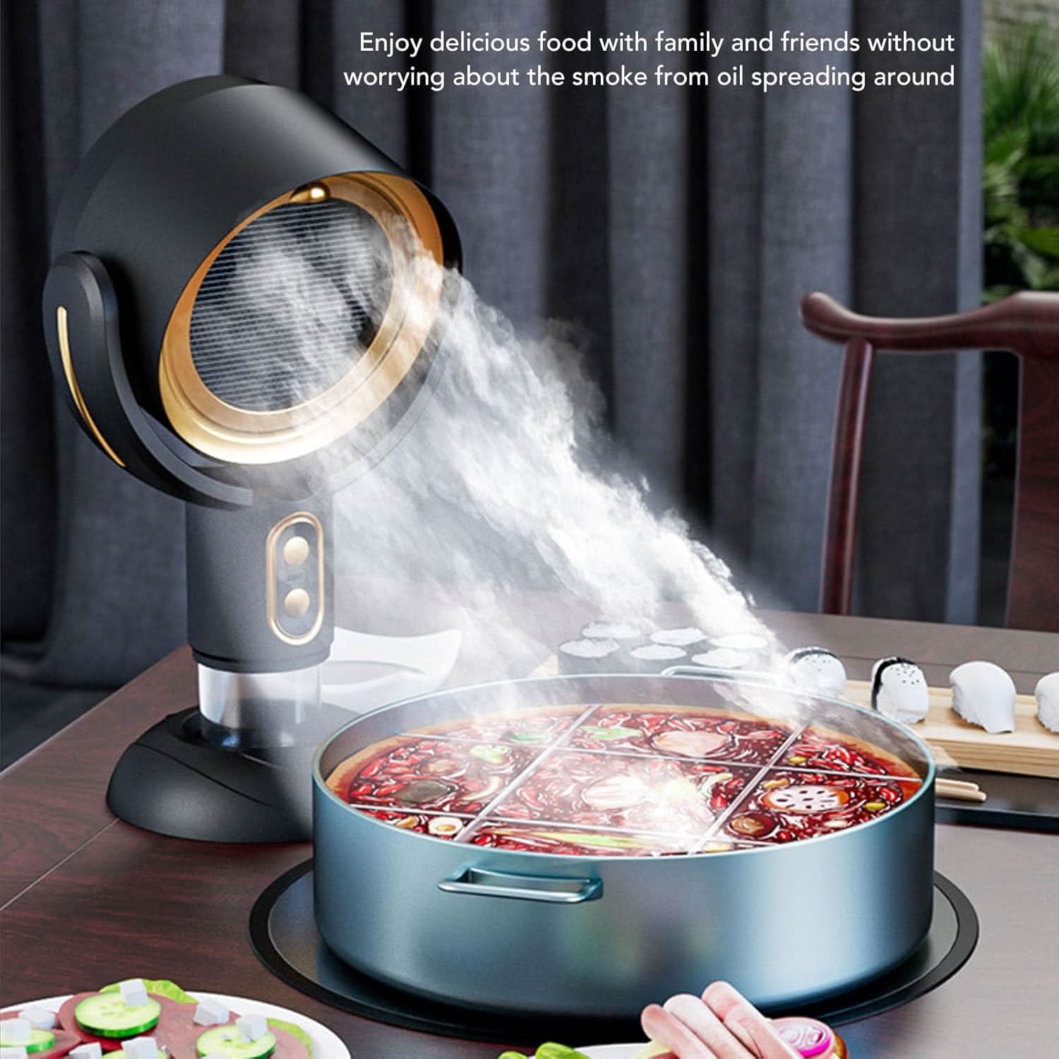 Air purifier for smoke and odors – compact and quiet