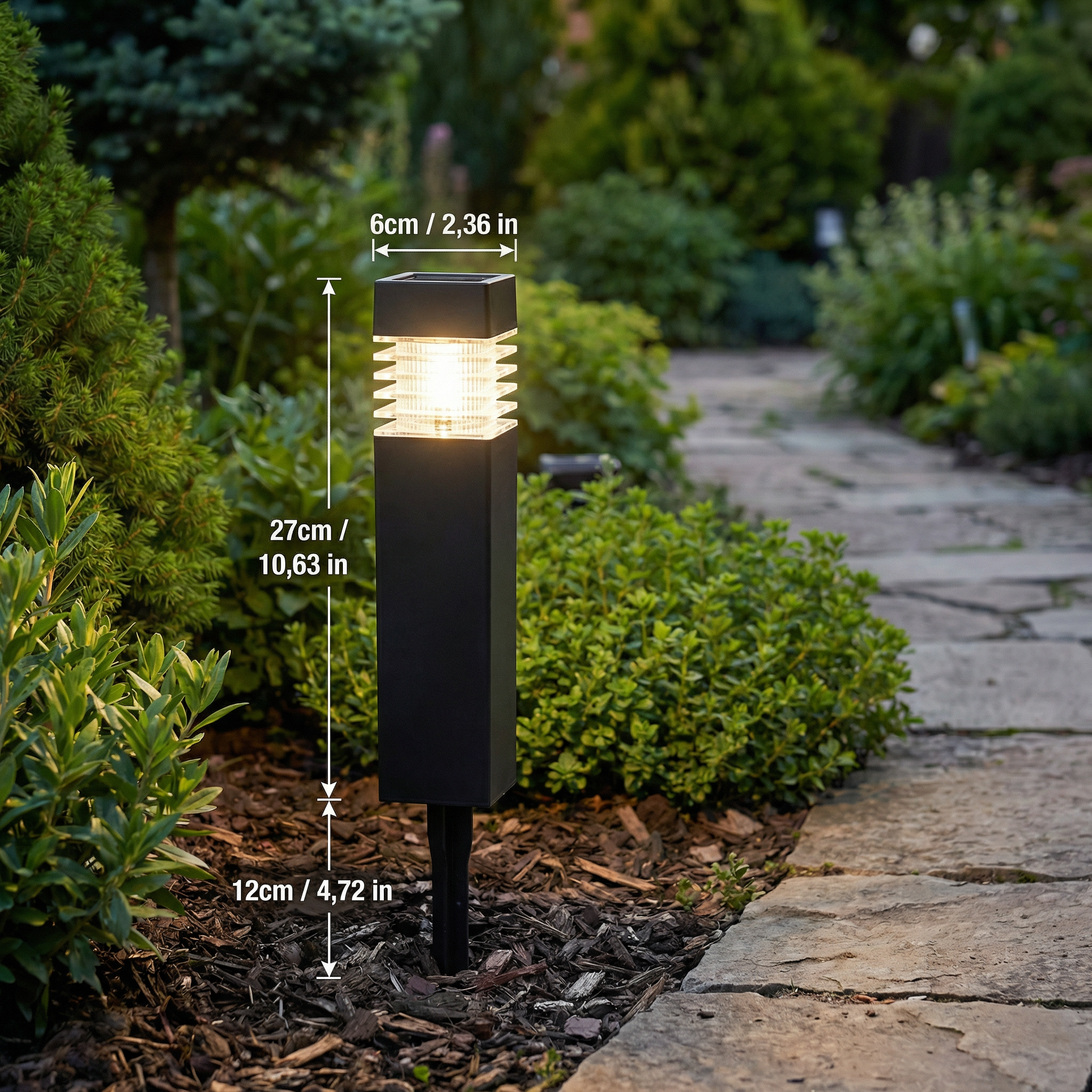 Solar LED Bodenleuchten wasserdicht mit automatischem Betrieb