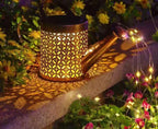 Solar garden light iron with peacock design – waterproof & automatic