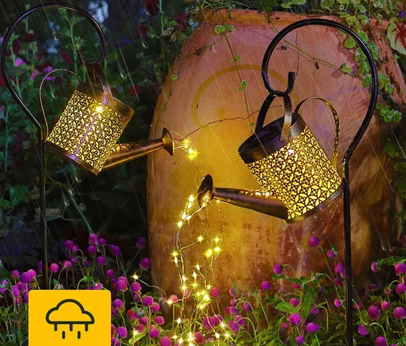 Solar-Gartenleuchte Eisen mit Pfau-Design – Wasserdicht & Automatisch