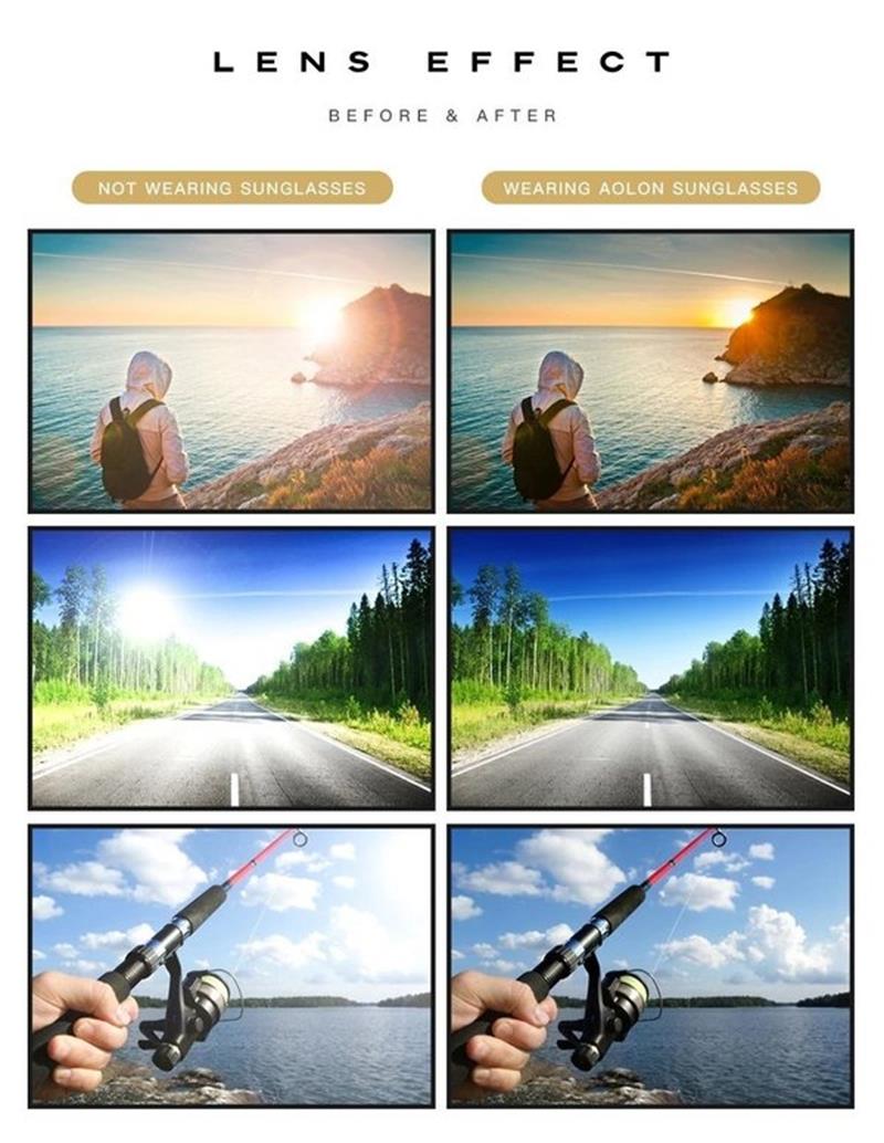 Sonnenbrille mit photochromen Gläsern und UV400-Schutz