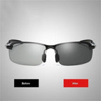 Sonnenbrille mit photochromen Gläsern und UV400-Schutz