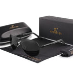 Men's pilot sunglasses polarized UV400 protection