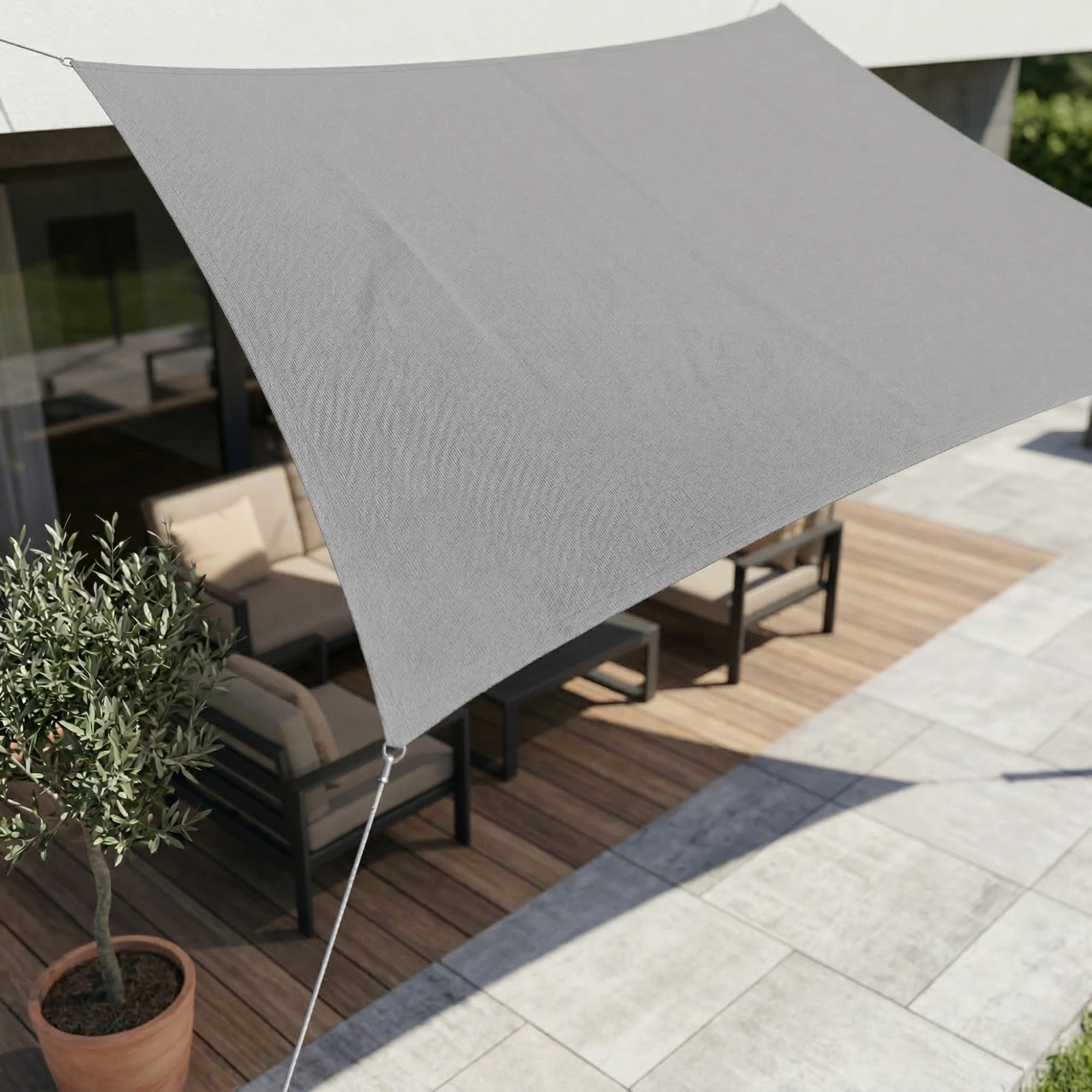Rectangular Waterproof Sunshade Sail – UV Protection