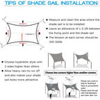 Rectangular Waterproof Sunshade Sail – UV Protection