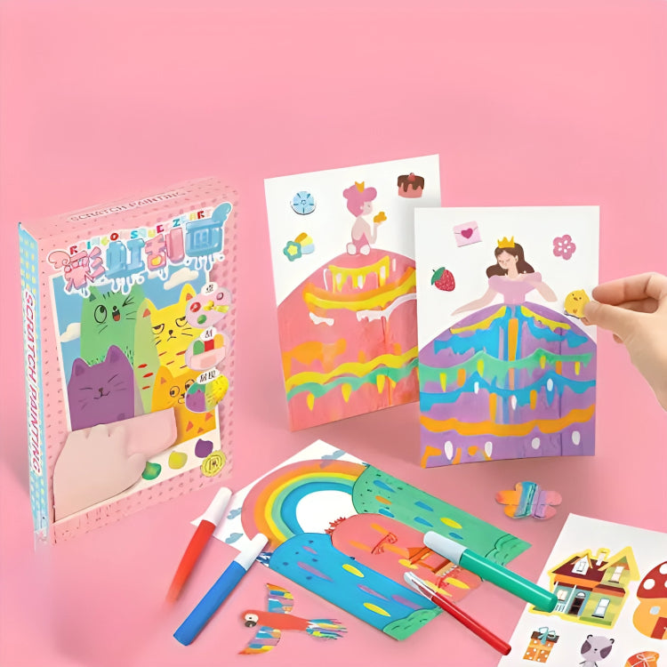 Squeegee Art Painting Set – Relaxed Beautiful Art in One Stroke