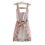 Küchenschürze Baumwolle mit Blumenmuster