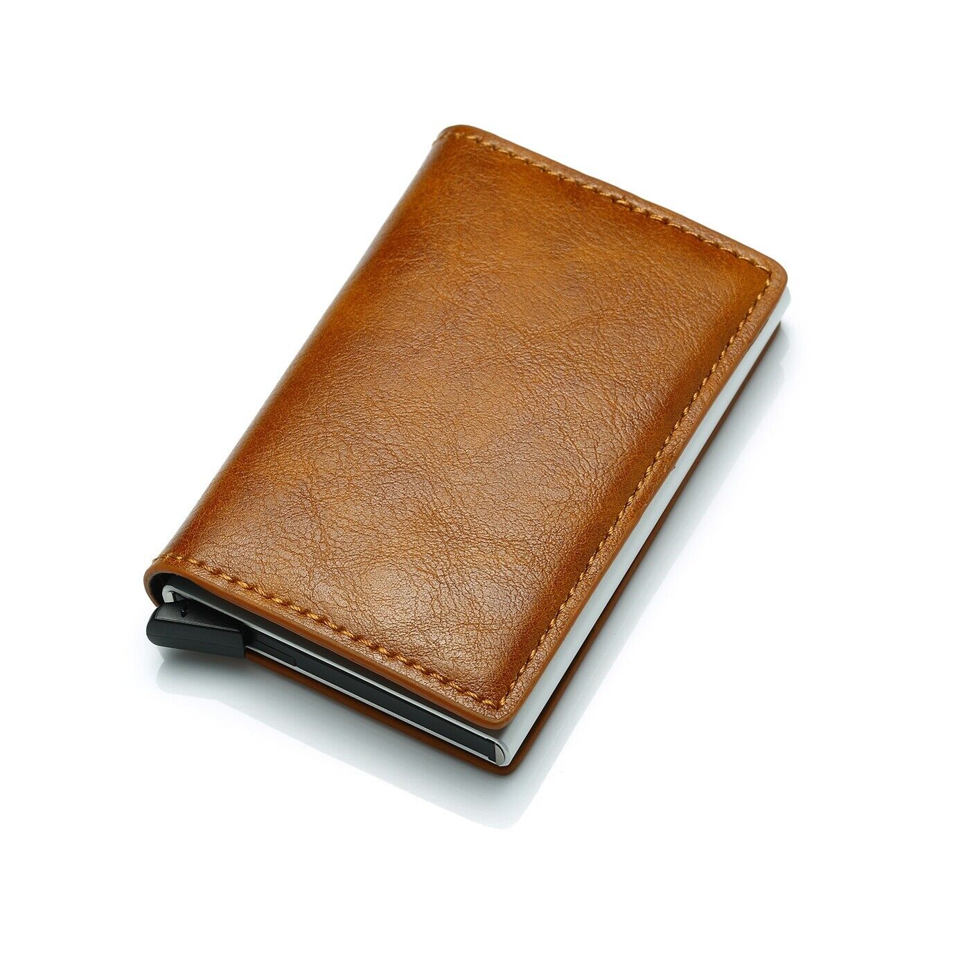 Aluminum Card Holder with Money Clip – RFID Protected