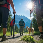 Foldable Aluminum Telescopic Hiking Stick