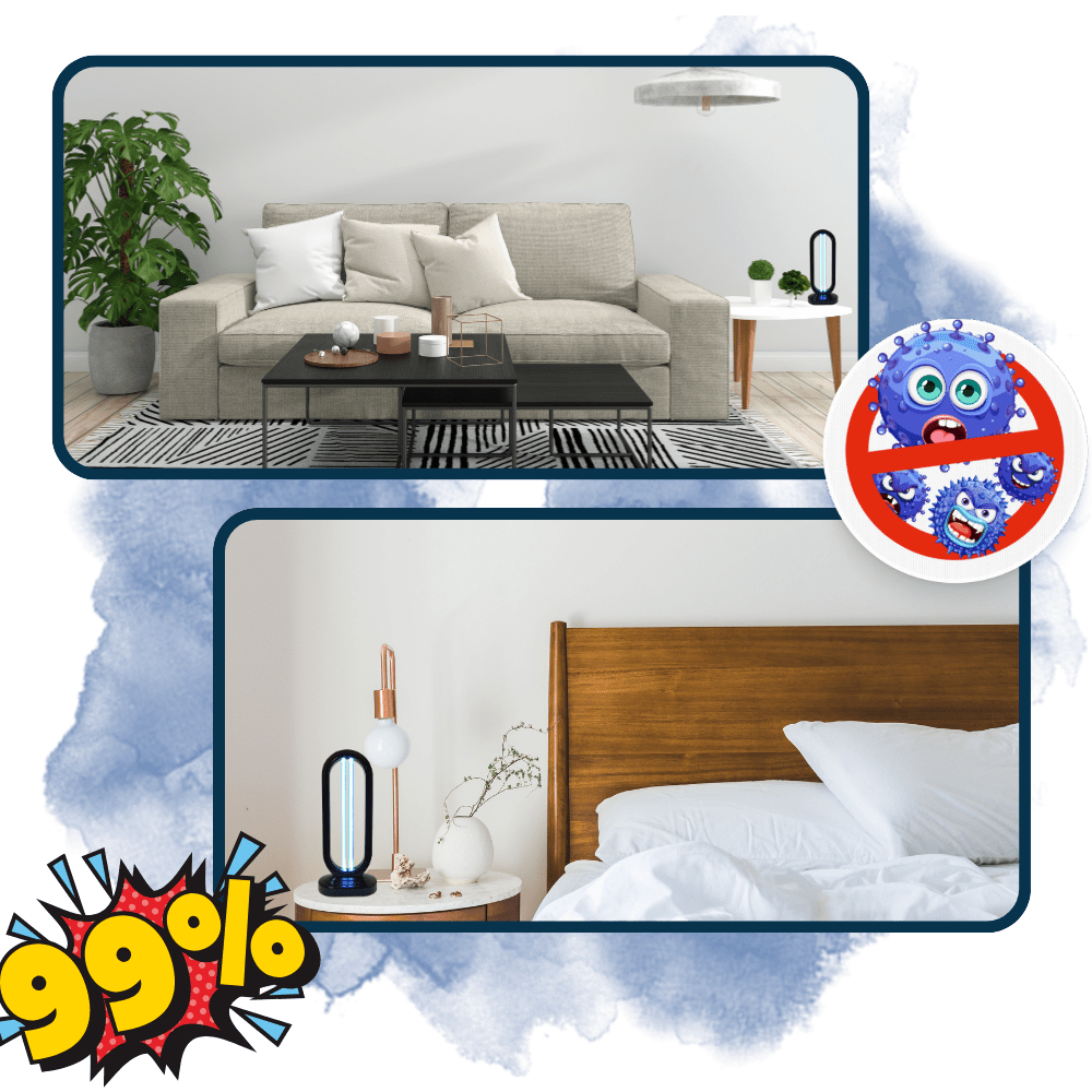 UV-C Desinfektionslampe mit Quarzglas – 6 W