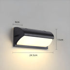 LED-Außenwandleuchte mit Bewegungsmelder IP65 wasserdicht