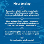 Unterwasser-Pool-Schatzsuche Spiel mit wasserdichten Edelsteinen und Karten Mivoza Deutschland