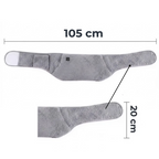 Heated belt hand and stomach warmer with 3 temperature levels, USB