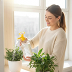 Flaschenvorsatz für Pflanzen mit Sonnenblumen-Design - 6er-Set