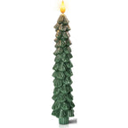 LED-Weihnachtsbaum-Kerze mit Flammeneffekt und Fernbedienung