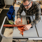 Aluminum Miter Stop with Protractor – Adjustable from 0° to 60°