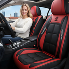 Faux Leather Car Seat Cover — Protects Against Stains, Wear, and Spills