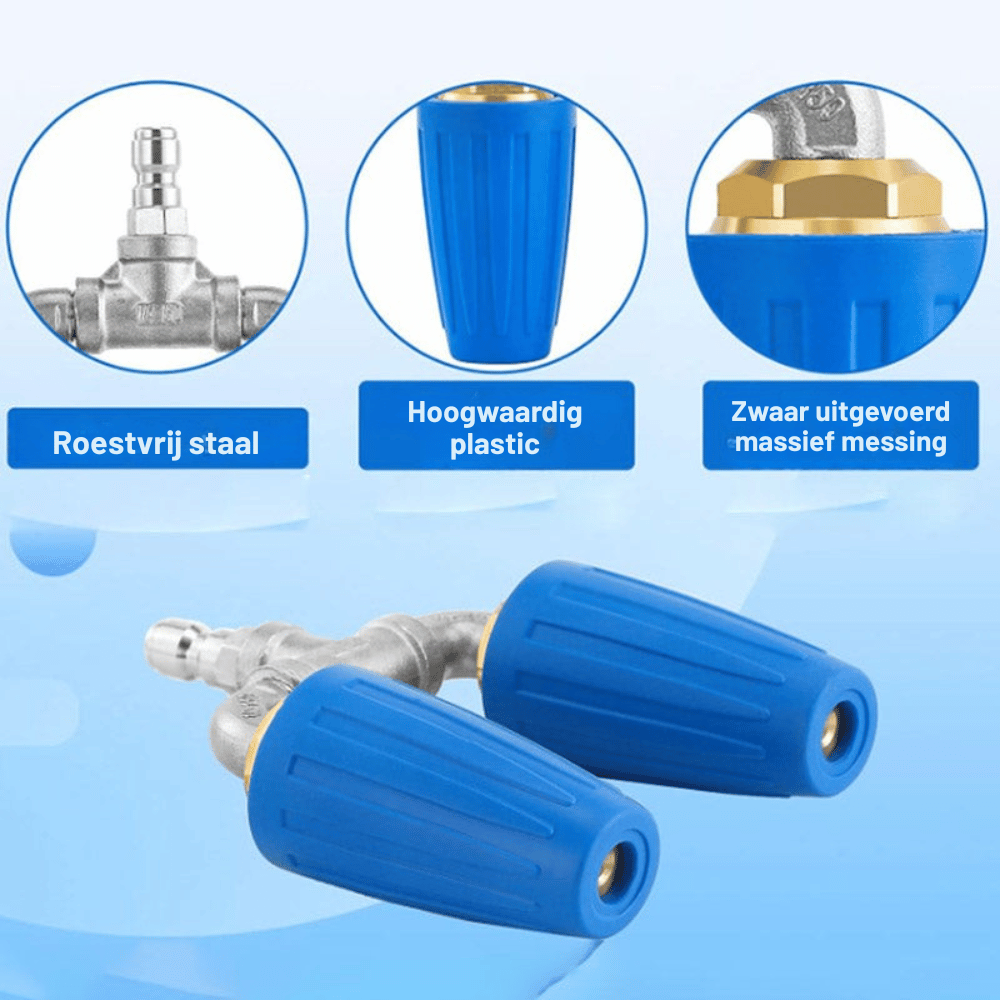 High-pressure turbo nozzle double jet