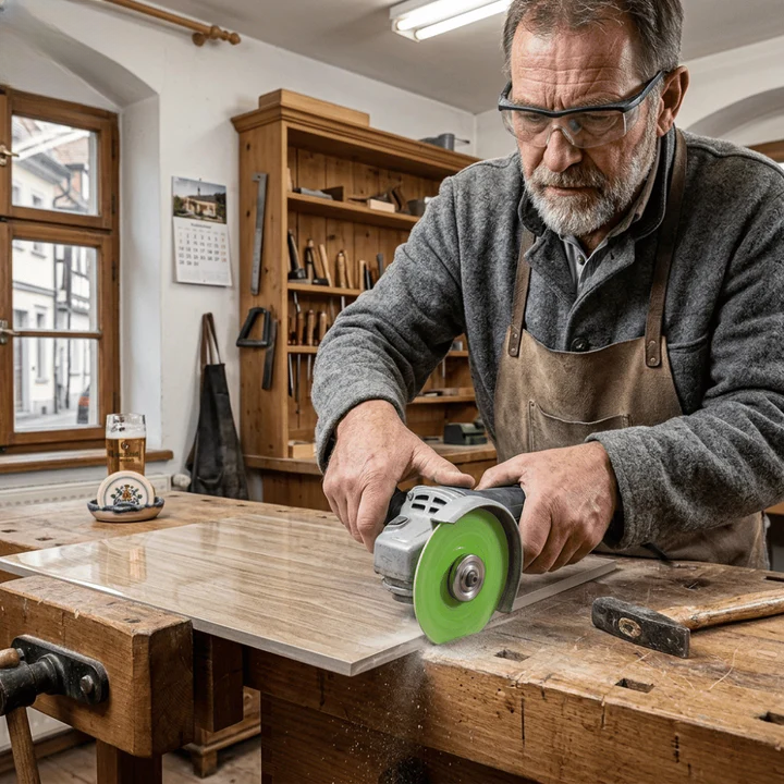 Diamond cutting disc – clean cuts in stone and ceramic