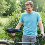 Ergonomisches Fahrradsattel mit druckverlagerndem Schaumstoff