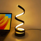 Spiral-LED-Tischlampe – Dimmbar mit Touchsteuerung