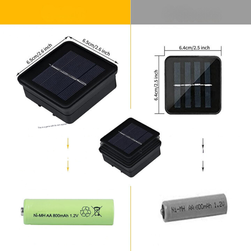 Solar-Lichterkette Marokkanisch 12m mit 100 LED-Kugeln