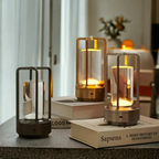 Kabellose LED-Tischlampe mit Dimmer – Skandinavisches Design