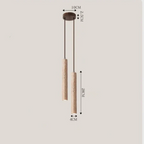 Travertine LED Pendant Light – Minimalist Wabi-Sabi Style, Warm White