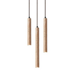 Travertine LED Pendant Light – Minimalist Wabi-Sabi Style, Warm White
