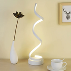Spiralförmige LED-Tischlampe mit Dimmer – Modernes Design 19W