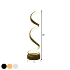 Spiralförmige LED-Tischlampe mit Dimmer – Modernes Design 19W