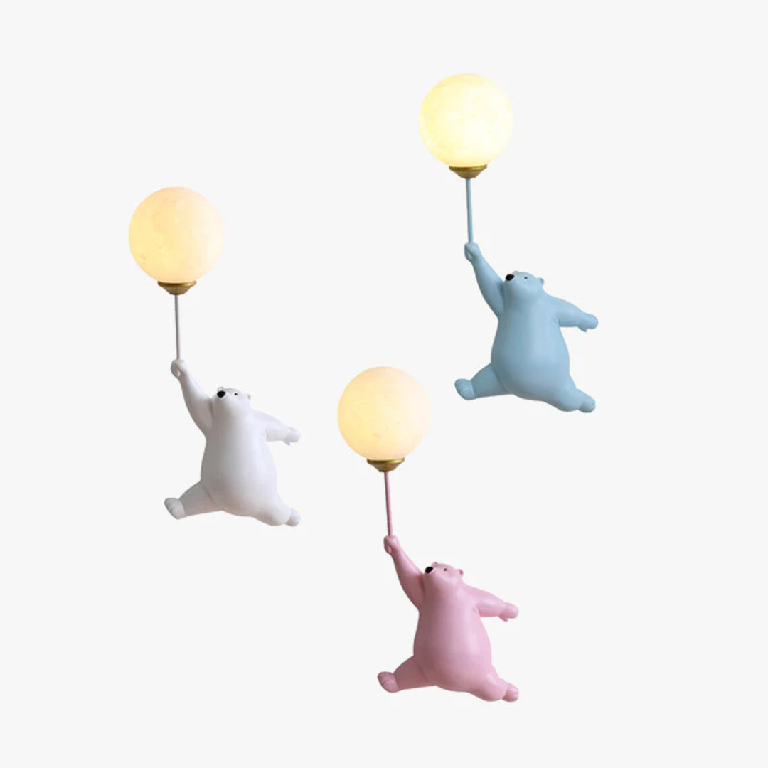 LED Wandleuchte Bär – Warmweißes Licht für Kinderzimmer