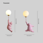 LED Wandleuchte Bär – Warmweißes Licht für Kinderzimmer