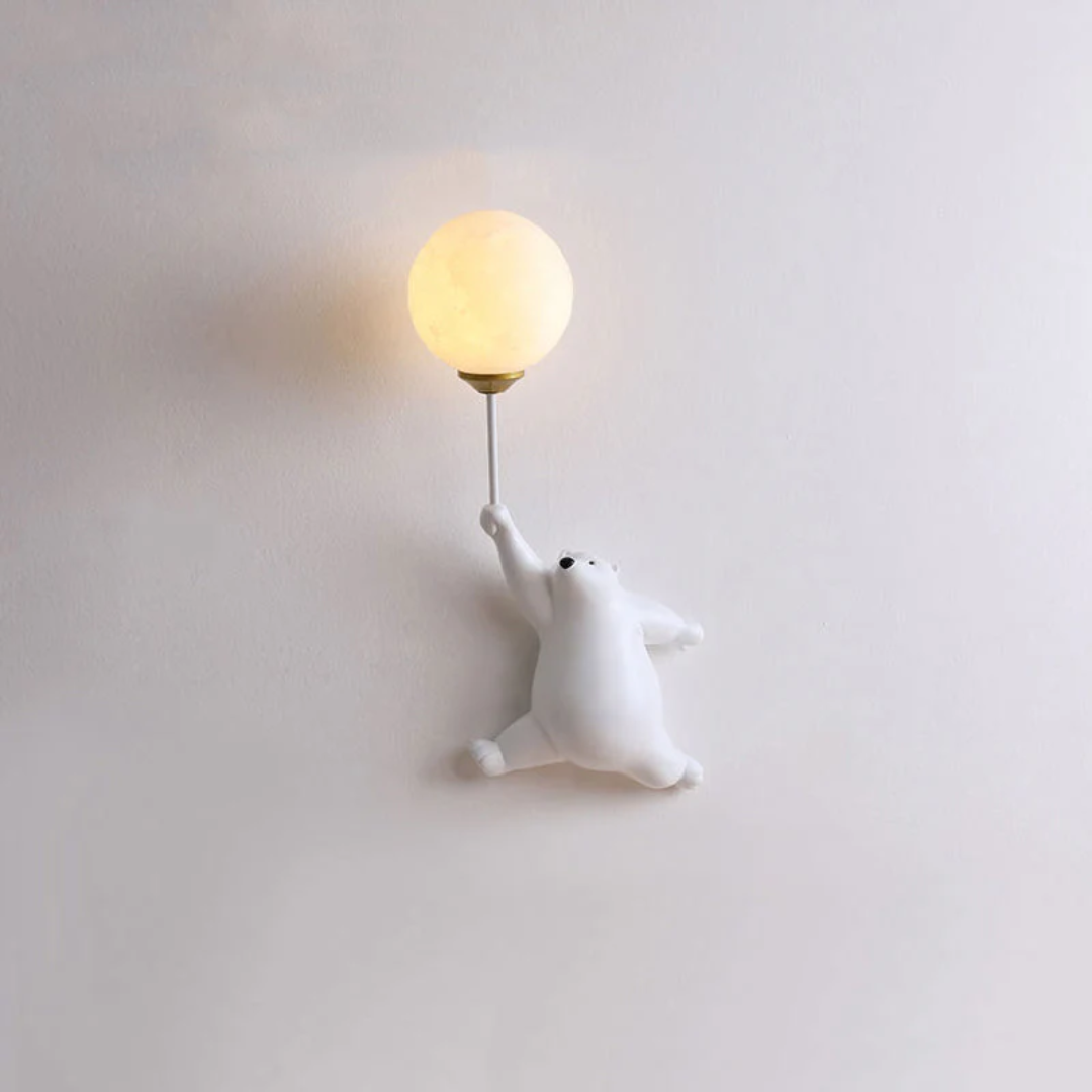 LED Wandleuchte Bär – Warmweißes Licht für Kinderzimmer
