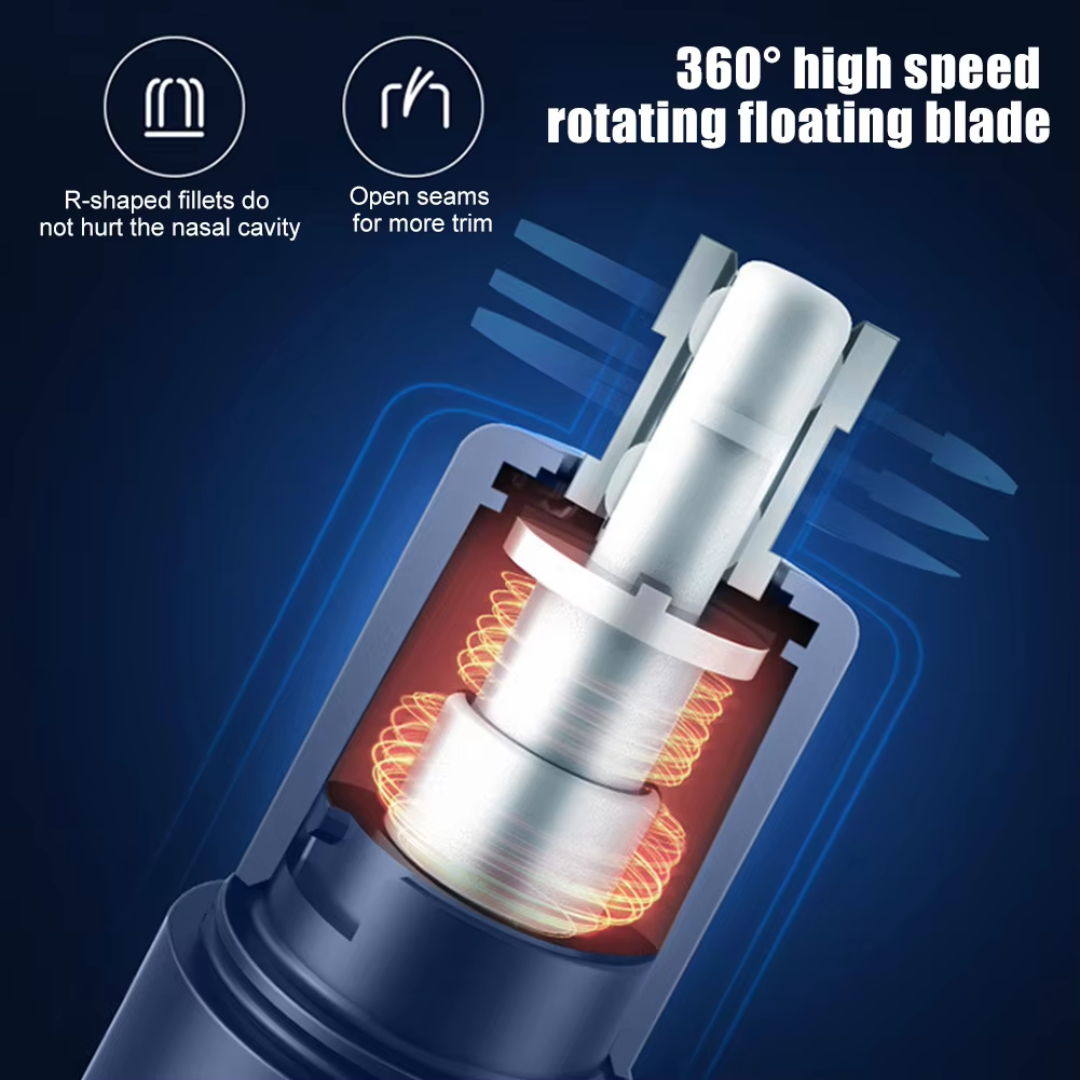 Nasen- und Ohrhaarschneider elektrisch mit LED-Display