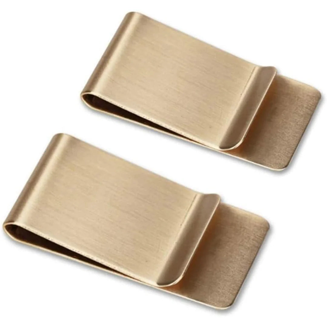Slim Money Clip with Card Holder – 2-Pack
