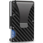 Schlanker Kartenhalter mit Geldclip – RFID-Schutz