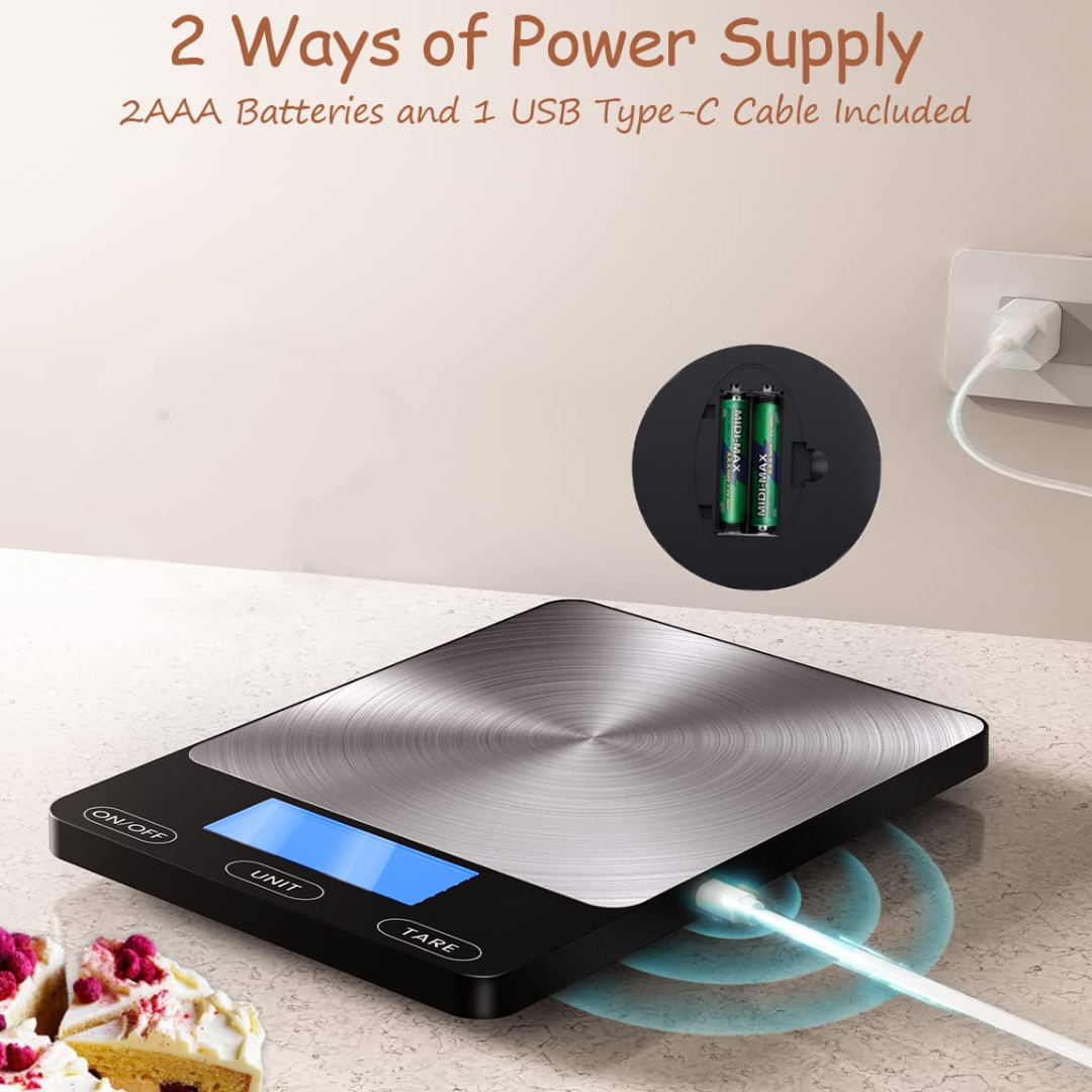 Digital Kitchen Scale with LCD Display – Up to 15 kg