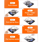 Digital Kitchen Scale with LCD Display – Up to 15 kg