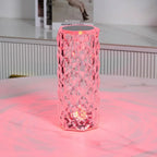 LED Touch Lampe Kristalloptik mit 16 Farben
