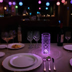 LED Touch Lampe Kristalloptik mit 16 Farben