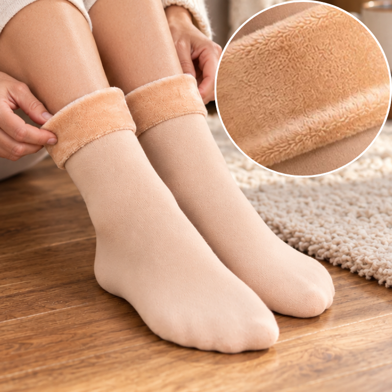 Thermosocken mit weichem Innenfutter